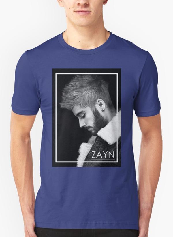 Ali Naqvi T-SHIRT Zayn Portrait Purple T-shirt