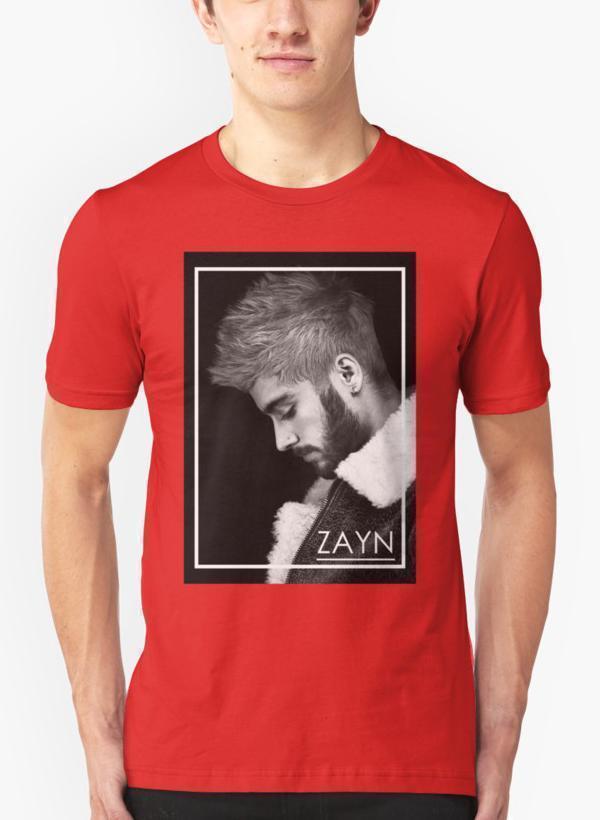 Mehreen Syed T-SHIRT Zayn Portrait Red T-shirt