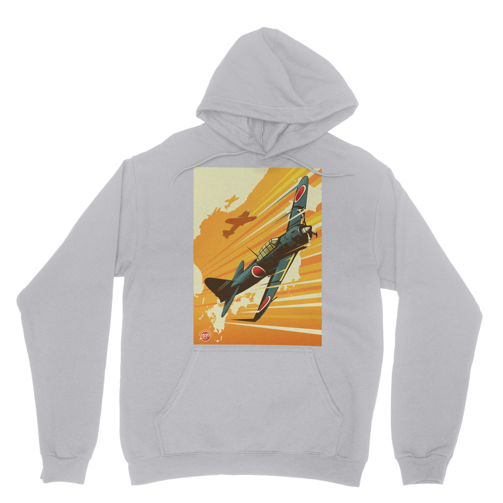 VIRGIN TEEZ Pull Over Hoodie Ash / XS Zero Classic Adult Hoodie