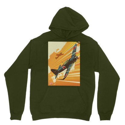 VIRGIN TEEZ Pull Over Hoodie Dark Green / XS Zero Classic Adult Hoodie